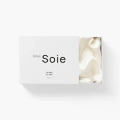 Shop Taie d'oreiller rectangulaire soie de mûrier Beauté ivoire Femme Coffrets Cadeaux|Capsule Soienew