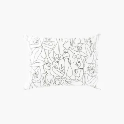 Cheap Taie d'oreiller rectangulaire percale de coton Callipyge Taies D’oreiller