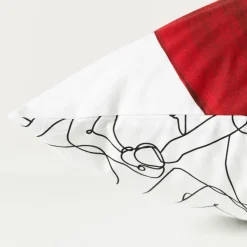 Cheap Taie d'oreiller rectangulaire percale de coton Callipyge Taies D’oreiller