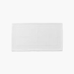 Outlet Tapis de bain bouclette de coton biologique Source blanc Tapis De Bain
