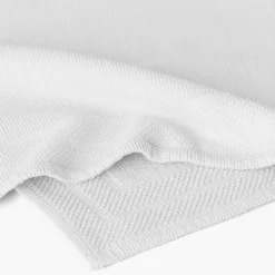 Outlet Tapis de bain bouclette de coton biologique Source blanc Tapis De Bain