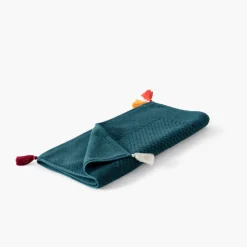 Online Tapis de bain coton Eclats bleu pétrole Tapis De Bain