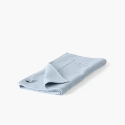 Discount Tapis de bain coton Equinoxe bleu givre Tapis De Bain