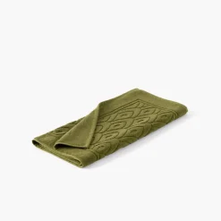 Discount Tapis de bain coton et viscose de bambou Silvalys vert mousse Tapis De Bain