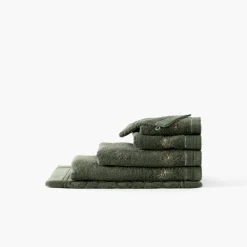 Hot Tapis de bain coton et viscose de bambou Silvalys vert forêt Tapis De Bain