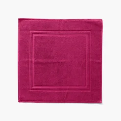 Sale Tapis de bain coton Lola II framboise Tapis De Bain