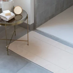 Cheap Tapis de bain coton Pampa II beige Tapis De Bain