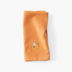 Shop Torchon coton nid d'abeille Joya orange Torchons & Essuie-mains