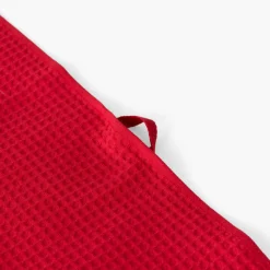 Clearance Torchon coton nid d'abeille Tradition rouge Torchons & Essuie-mains