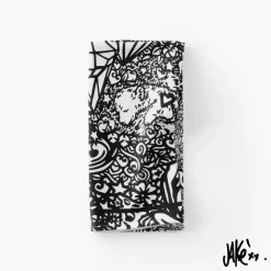 Flash Sale Torchon de cuisine coton Jakè x noir Homme Torchons & Essuie-mains|Coffrets Cadeaux