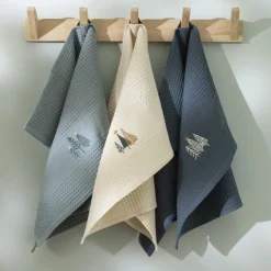 Online Torchon de cuisine coton Sousbois kaki Femme Torchons & Essuie-mains|Coffrets Cadeaux